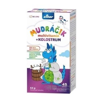 VITAR MUDráčik multivitamine + colostru 1×45 tbl