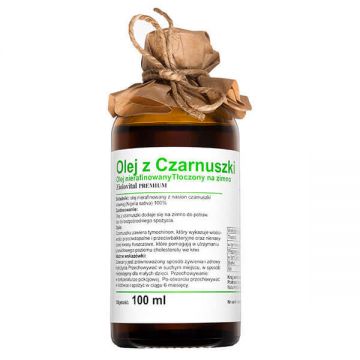 Ziolovital Premium Ulei de chimen negru, nerafinat, presat la rece, 100 ml