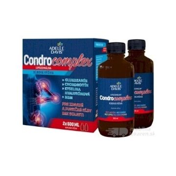 Adelle Davis CONDROCOMPLEX Nutriție lipozomală pentru articulații 2×500 ml, supliment alimentar