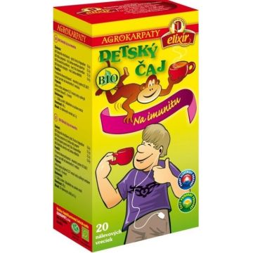 AGROKARPATY CHILDREN'S TEA BIO Pentru imunitate 20×2 g (40 g), produs natural pur