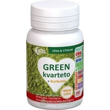 Astina GREEN Quartet + Turmeric 1×180 tbl, supliment alimentar