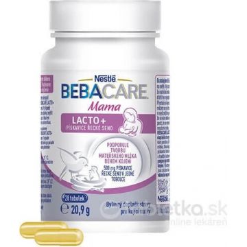 BEBACARE Schinduf Mama Lacto+ 1×28 buc, supliment nutritiv pentru mamele care alăptează