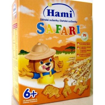 Biscuiți Hami Safari 1×180 g, de la 6 luni