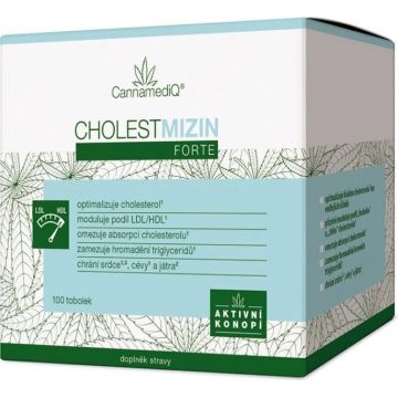 CannamediQ CHOLESTMIZIN Forte 100 tob. 1×100 tbl, supliment alimentar