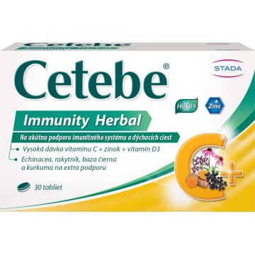 Cetebe Immunity Herbal, 30 comprimate, Stada