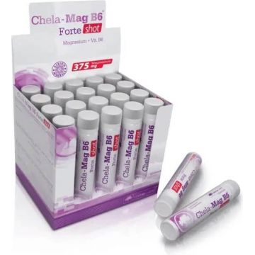Chela-Mag B6 Forte shot fiole, aromă de cireșe 20x25 ml