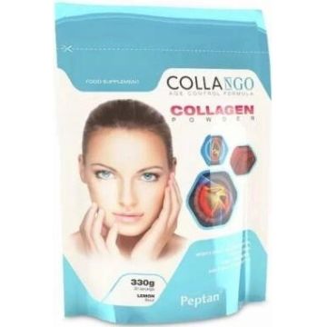 Collango colagen hidrolizat de vită PEPTAN lemon 1×330 g, aromă de lămâie