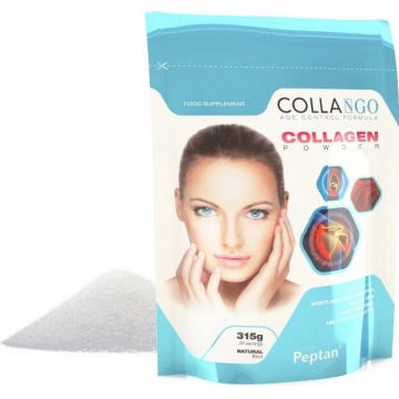 Collango cowhide colagen hidrolizat PEPTAN fără aromă 1×315 g, regenerarea pielii