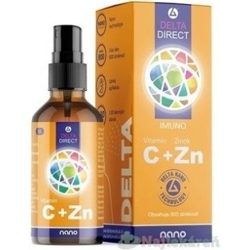 DELTA DIRECT Vitamina C + Zn spray pentru piele 100ml 1×100 ml