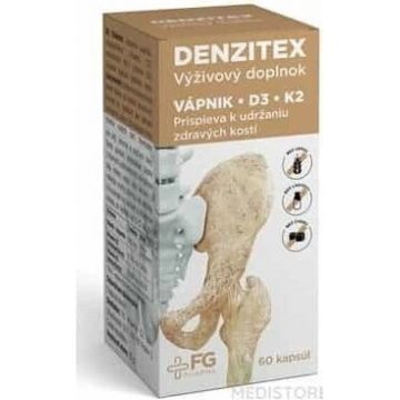 DENZITEX (Ca+D3+K2) 1×60 cps, supliment alimentar