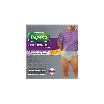 DEPEND MAXIMUM L/XL pentru bărbați 1×9 buc, slip elastic, circumferința șoldului 95-150 cm