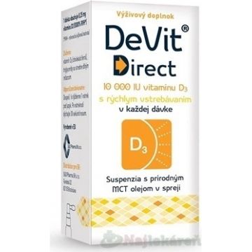 DeVit Direct 10 000 UI 1×6 ml, supliment alimentar