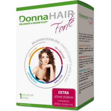 DonnaHAIR Forte 30 cps, 1 tratament lunar