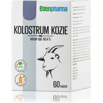 EDENPharma KOLOSTRUM GOAT 1×60 cps, supliment alimentar