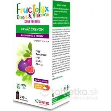 Fructolax Fructe și fibre SIRUP 1×250 ml, sirop