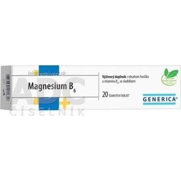 GENERICA Magneziu B6 1×20 tbl, magneziu