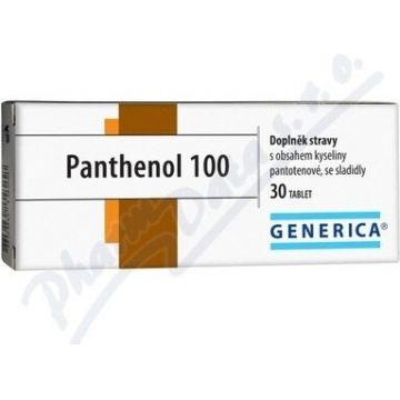 GENERICA Panthenol 100 1×30 tbl, supliment alimentar