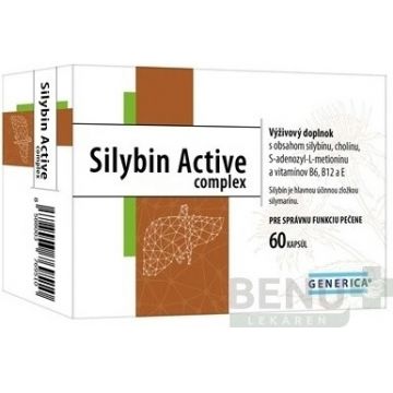 GENERICA Silybin Complex activ 1×60 cps, supliment alimentar