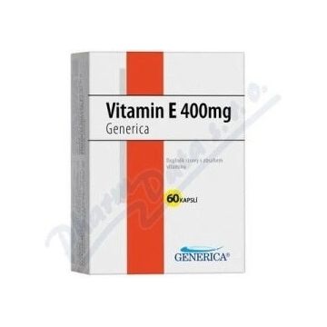 GENERICA Vitamina E 400 U.I. 1×60 cps, supliment alimentar