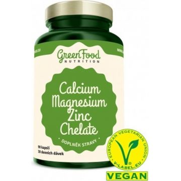 GreenFood Nutrition Calciu Mg Zinc Citrat 120cps 1x120 cps