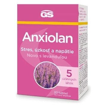 GS Anxiolan cu lavandă 30 comprimate 1×30 tbl, supliment alimentar