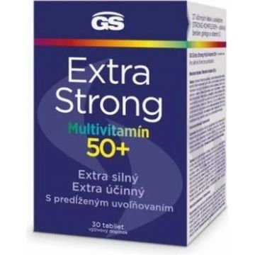 GS Extra Strong Multivitamine, 50+ 30 tbl 1×30 tbl, supliment nutritiv