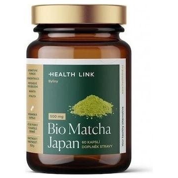 HEALTH LINK BIO Matcha Japonia 500 mg 1×60 cps, supliment alimentar