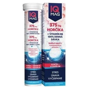 IQ MAG magneziu 375 mg+B6 orange 1×20 tbl, supliment alimentar