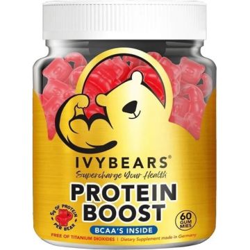 IvyBears Protein Boost Îmbunătățirea performanței Vitamine 1×60 buc, supliment alimentar