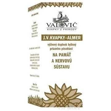 J.V. VAPES - ALMER 1×50 ml, pentru memorie și sistemul nervos