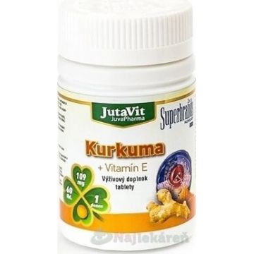 JutaVit Turmeric + Vitamina E tbl 1x60 buc