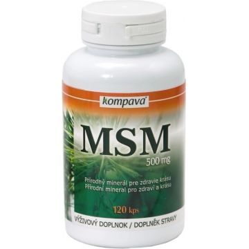 kompava MSM 500 mg 1×120 cps, supliment alimentar