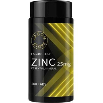 LagomStore Zinc 1×100 tbl, supliment alimentar