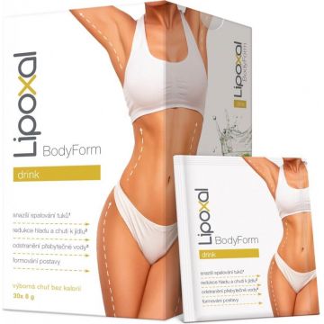 Lipoxal BodyForm Drink 30×8 g, supliment alimentar
