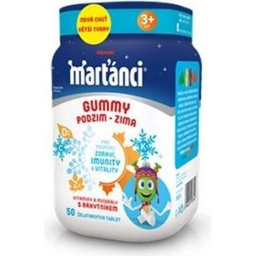 Martian GUMMY AUTUMN - WINTER EMOJIS 50 buc 1×50 buc, supliment nutritiv