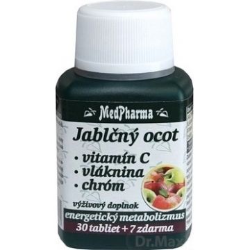 MedPharma APPLE COCONUT, VIT C, FIBRE, CHROME 1×37 tbl, APPLE COCONUT, VIT C, FIBRE, CHROME