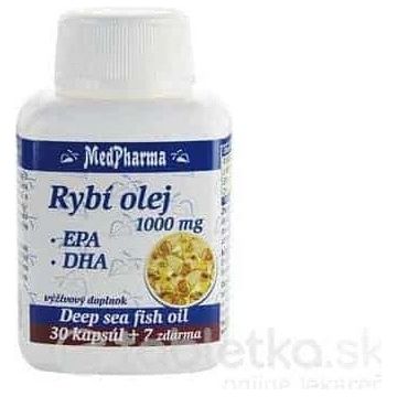 MedPharma FISH OIL 1000 mg - EPA, DHA 1×37 cps, supliment alimentar