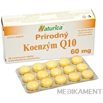 Naturica Natural KOENZYM Q10 60 mg 1×30 tbl, supliment alimentar