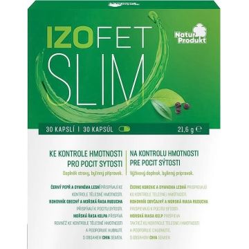 Naturprodukt Izofet Slim 1×30 cps, preparat pe bază de plante