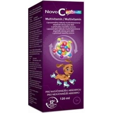 Novo C Multivitamin Kids în formă lipozomală 1×120 ml, vitamina C lipozomală