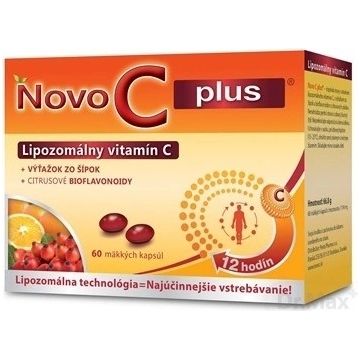 NOVO C PLUS Vitamina C lipozomală 1×60 cps, vitamina c