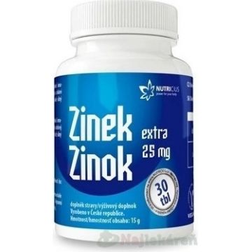 NUTRICIUS Zinc EXTRA 25 mg 1×30 tbl, zinc
