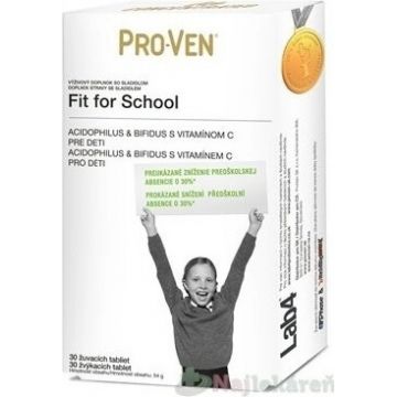 Pro-Ven Fit for School 1×30 buc, comprimate masticabile