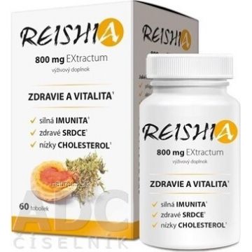 REISHIA 800 mg EXtractum 1×60 cps, supliment alimentar
