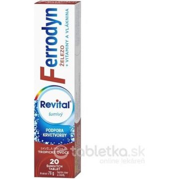 REVITAL FERRODYN 1×20 tbl, fier + antioxidanți