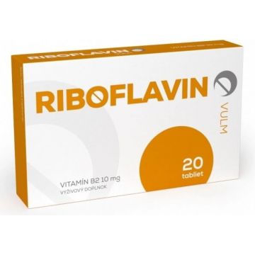 RIBOFLAVIN VULM 1×20 buc, supliment alimentar