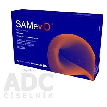 SAMeviD 1×20 tbl, supliment alimentar