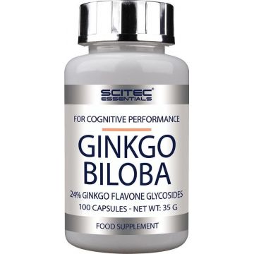 Scitec Nutrition Ginkgo Biloba 1×100 tbl, supliment alimentar