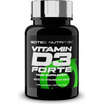 Scitec Nutrition Vitamina D3 Forte 1×100 cps, supliment alimentar