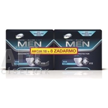 TENA Men Level 1 1×24 buc, tampoane pentru incontinență pentru bărbați